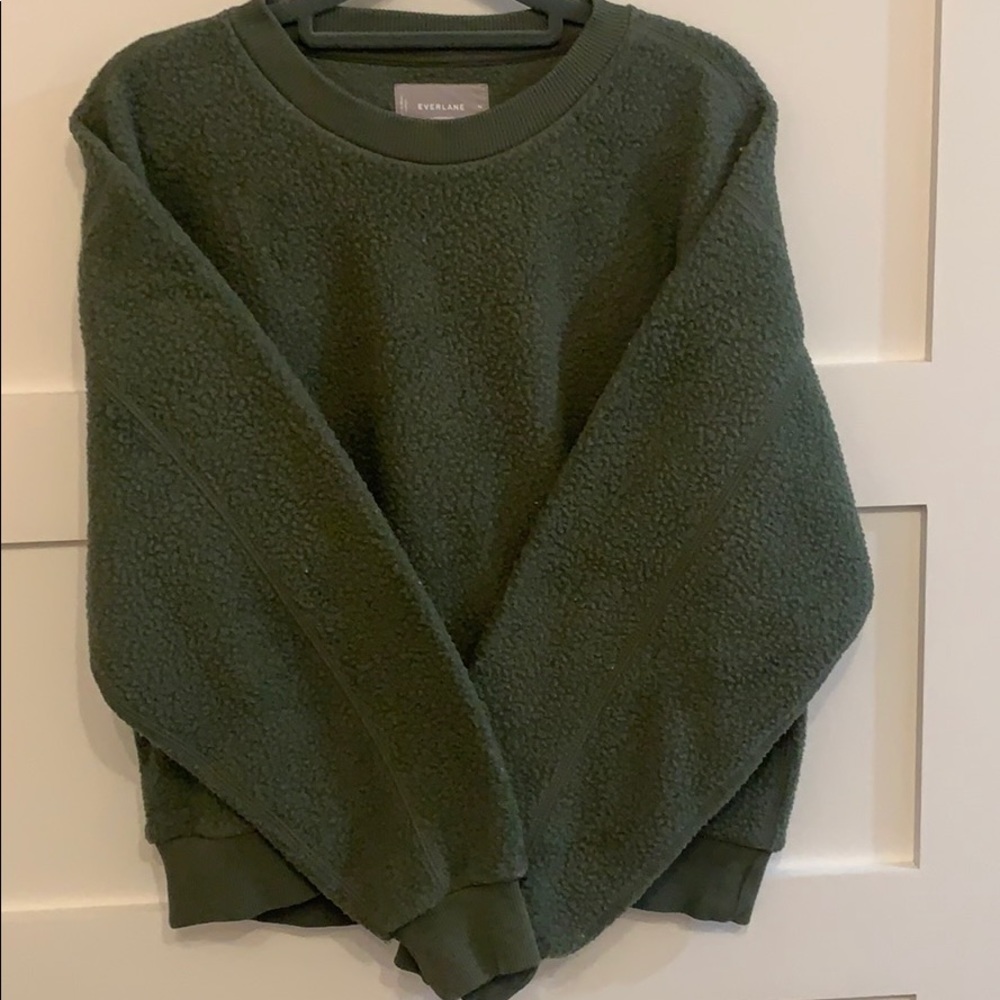 Everlane green sweatshirt